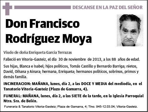 RODRIGUEZ MOYA,FRANCISCO