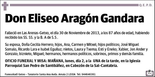 ARAGON GANDARA,ELISEO