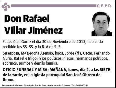 VILLAR JIMENEZ,RAFAEL