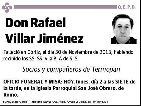 VILLAR JIMENEZ,RAFAEL