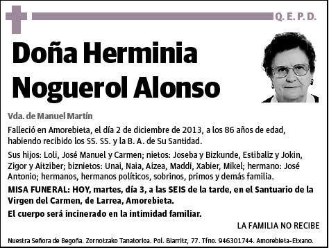 NOGUEROL ALONSO,HERMINIA