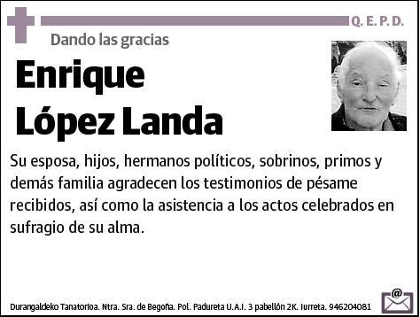 LOPEZ LANDA,ENRIQUE