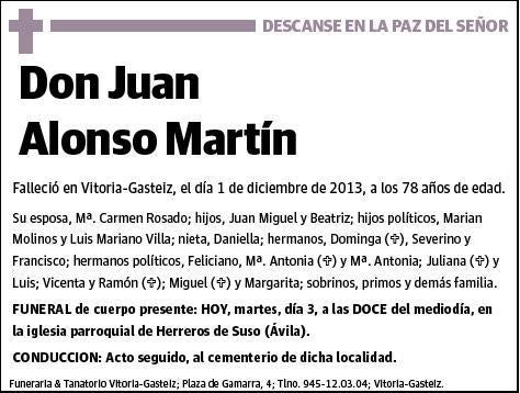 ALONSO MARTIN,JUAN