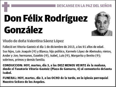 RODRIGUEZ GONZALEZ,FELIX