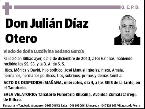 DIAZ OTERO,JULIAN