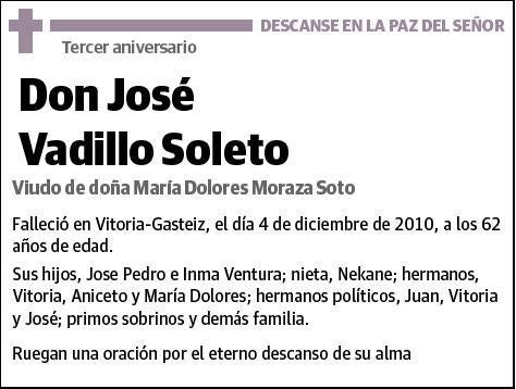 VADILLO SOLETO,JOSE