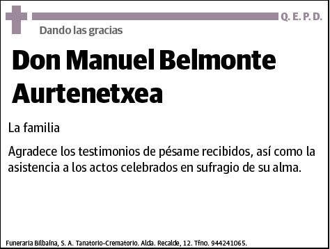 BELMONTE AURTENETXEA,MANUEL