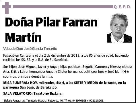 FARRAN MARTIN,PILAR