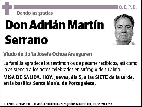 MARTIN SERRANO,ADRIAN