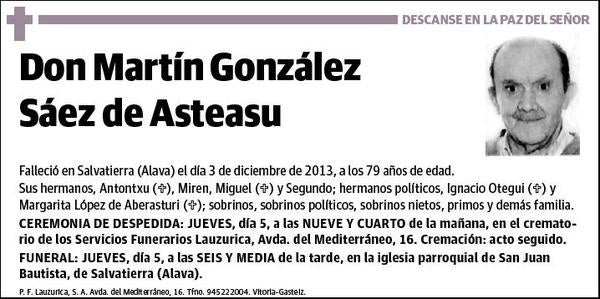 GONZALEZ SAEZ DE ASTEASU,MARTIN