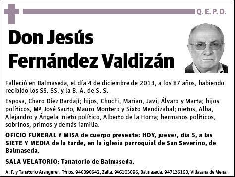 FERNANDEZ VALDIZAN,JESUS