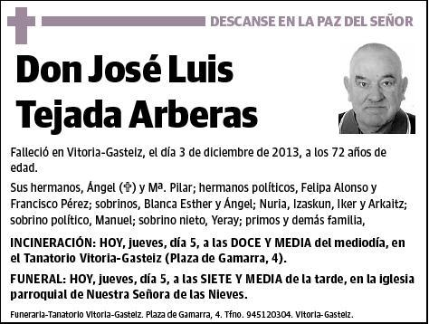 TEJADA ARBERAS,JOSE LUIS