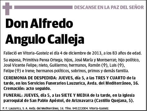 ANGULO CALLEJA,ALFREDO