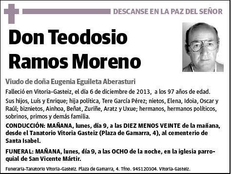 RAMOS MORENO,TEODOSIO