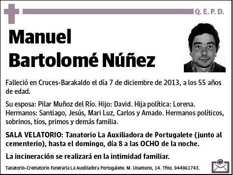 BARTOLOME NUÑEZ,MANUEL