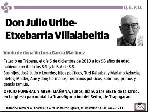 URIBE-ETXEBARRIA VILLALABEITIA,JULIO