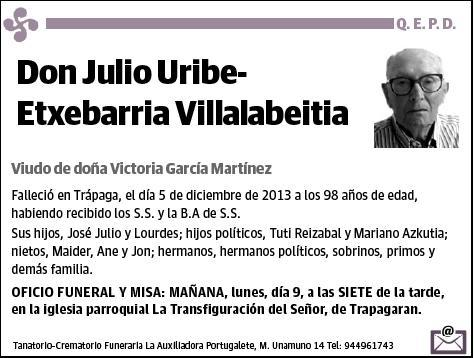 URIBE-ETXEBARRIA VILLALABEITIA,JULIO