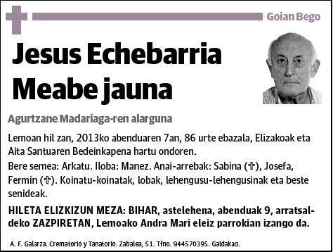 ECHEBARRIA MEABE,JESUS