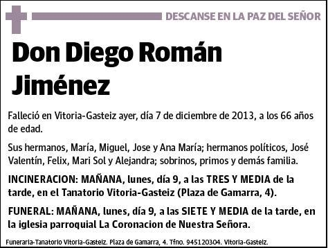 ROMAN JIMENEZ,DIEGO