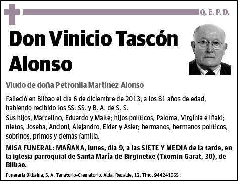 TASCON ALONSO,VINICIO