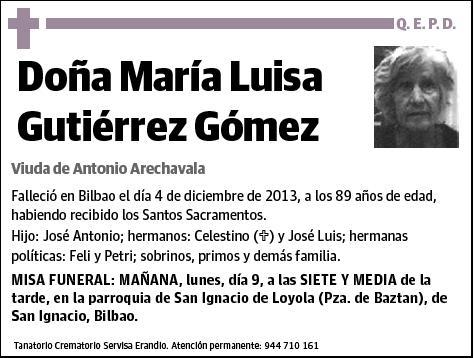 GUTIERREZ GOMEZ,MARIA LUISA