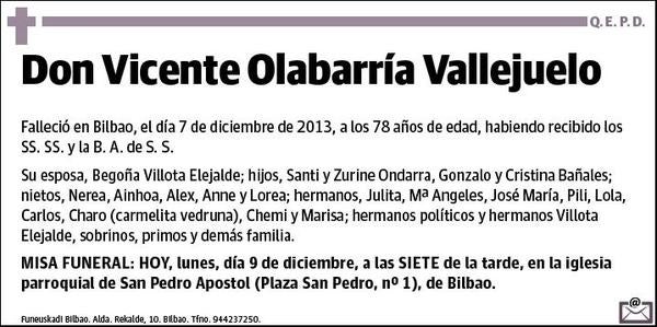 OLABARRIA VALLEJUELO,VICENTE