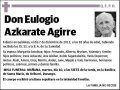 AZKARATE AGUIRRE,EULOGIO