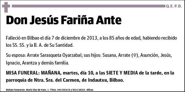 FARIÑA ANTE,JESUS