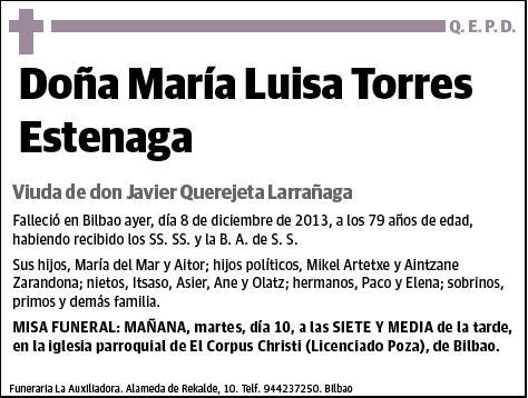 TORRES ESTENAGA,MARIA LUISA