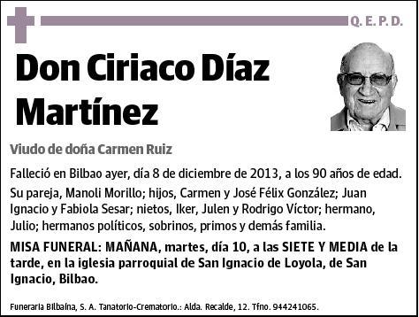 DIAZ MARTINEZ,CIRIACO