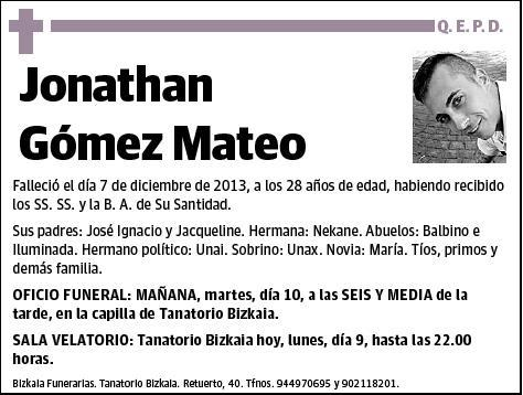 GOMEZ MATEO,JONATHAN