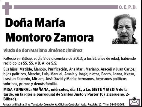 MONTORO ZAMORA,MARIA