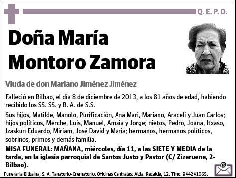 MONTORO ZAMORA,MARIA