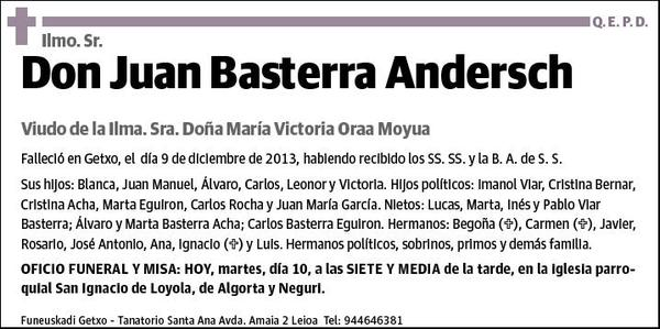 BASTERRA ANDERSCH,JUAN