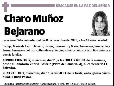 MUÑOZ BEJARANO,CHARO