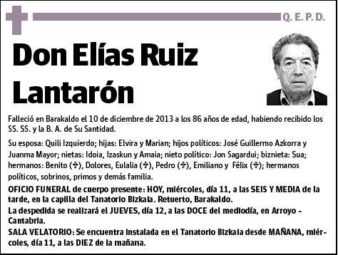 RUIZ LANTARON,ELIAS