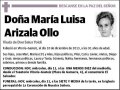 ARIZALA OLLO,MARIA LUISA
