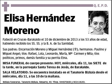 HERNANDEZ MORENO,ELISA