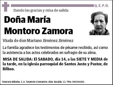 MONTORO ZAMORA,MARIA