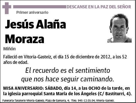 ALAÑA MORAZA,JESUS