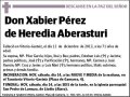 PEREZ DE HEREDIA ABERASTURI,XABIER