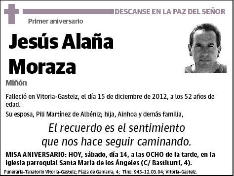 ALAÑA MORAZA,JESUS