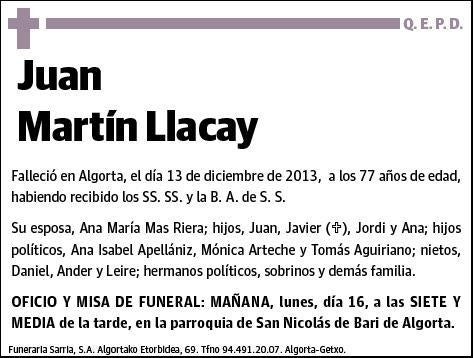 MARTIN LLACAY,JUAN