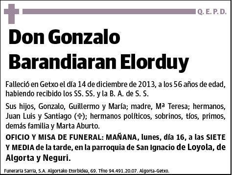 BARANDIARAN ELORDUY,GONZALO