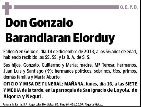 BARANDIARAN ELORDUY,GONZALO