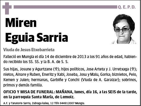 EGUIA SARRIA,MIREN