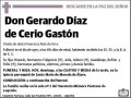 DIAZ DE CERIO GASTON,GERARDO