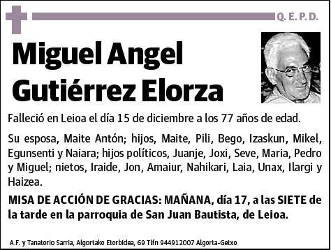 GUTIERREZ ELORZA,MIGUEL ANGEL