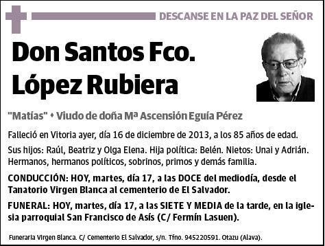 LOPEZ RUBIERA,SANTOS FCO.