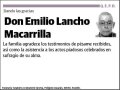 LANCHO MACARRILLA,EMILIO